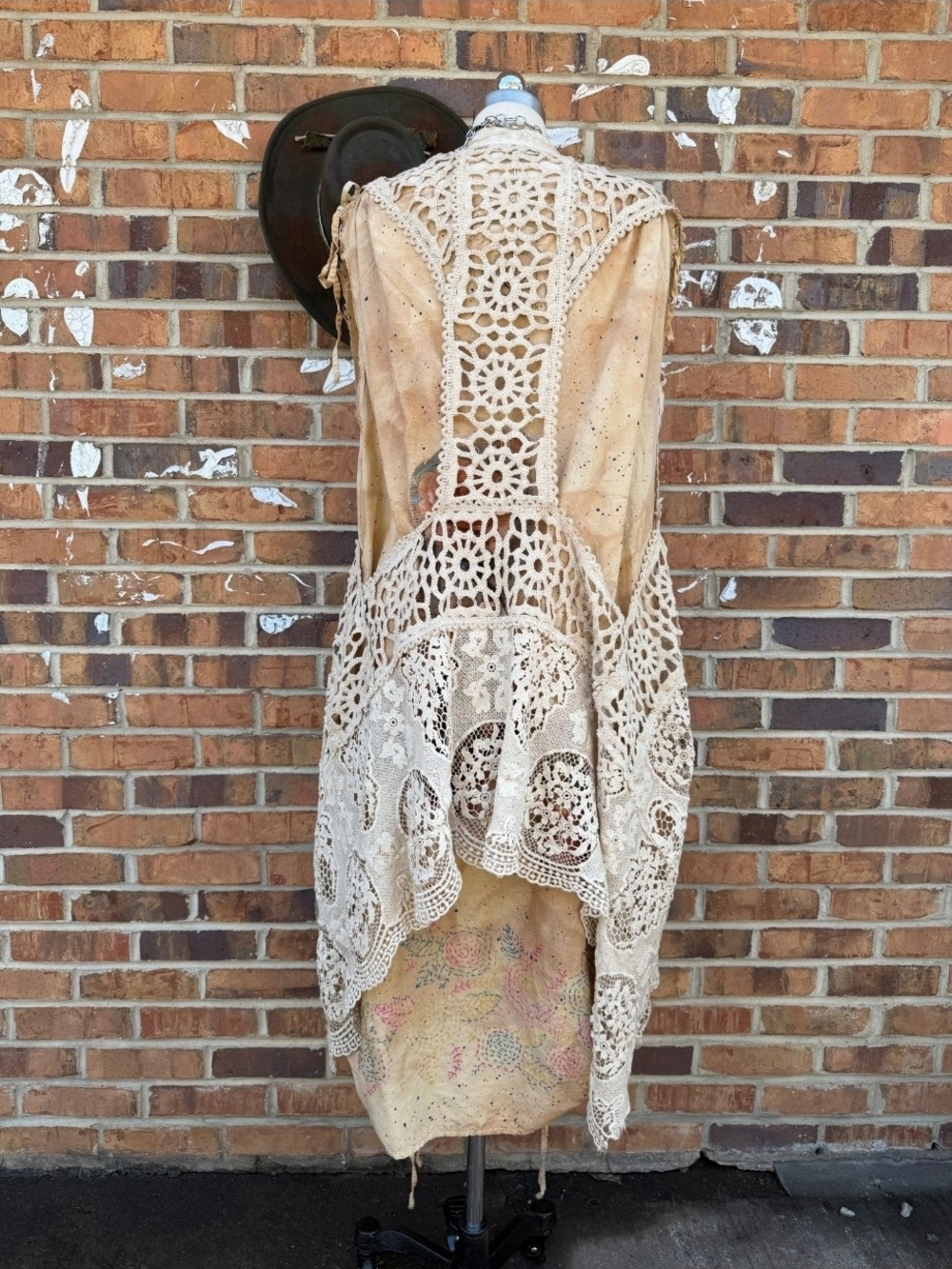 NEW A Rare Bird Magdalena Crocheted Duster